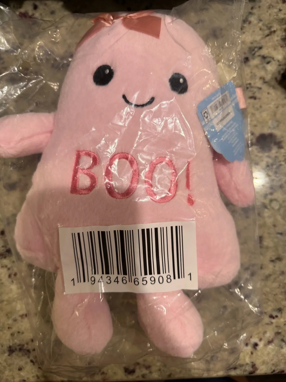 Ghost pink ghost baby plush nwt